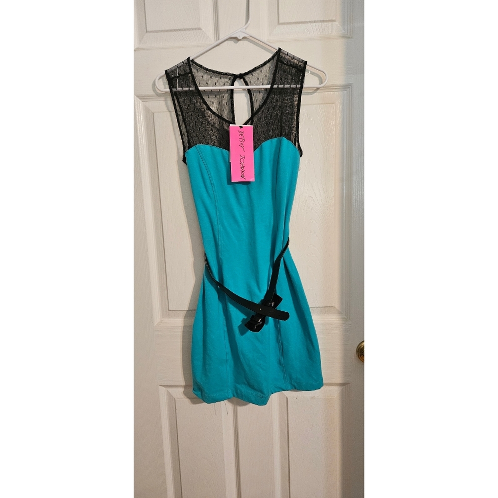 Betsey Johnson y2k dress lace backing small